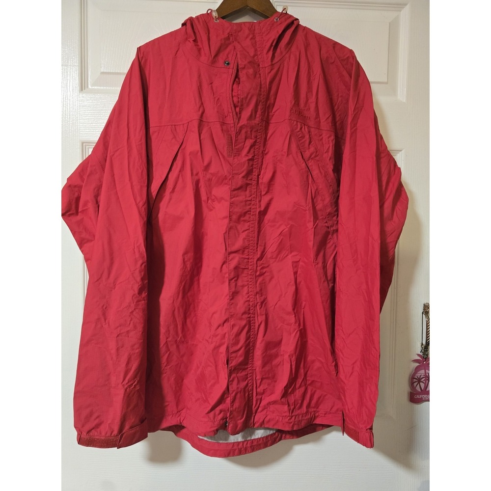 L.L.Bean Mens XL Tall Waterproof Windbreaker 0 ALB3 Rain Jacket